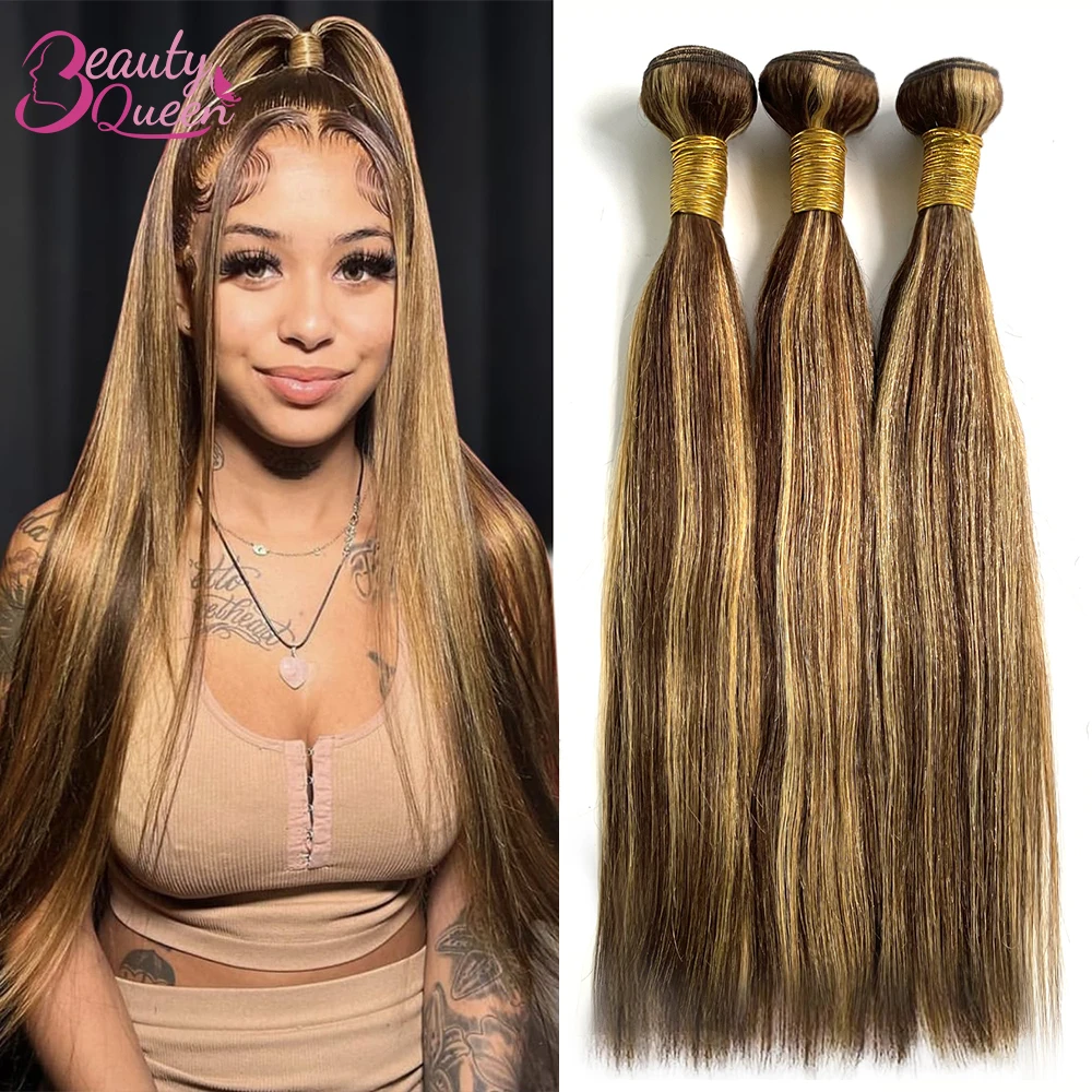 

4/27 Цветные пучки человеческих волос, прямые блики, 100% пучок человеческих волос, омбре, блондинка, бразильское наращивание волос, человеческие волосы, ткань