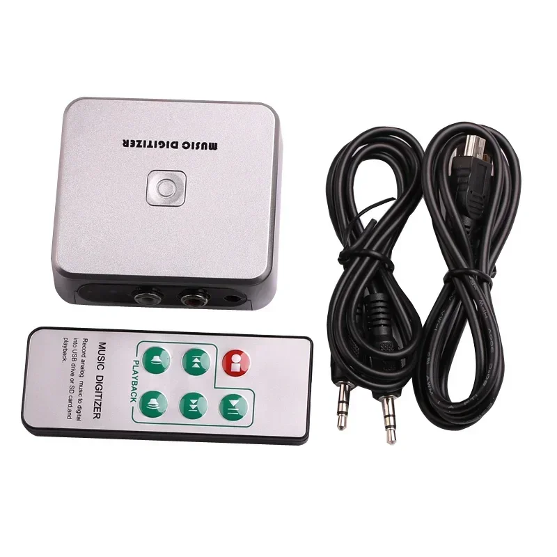 Ezcap 241 Music Digitizer Audio Capture Recorder Box Convert Old Analog Music To MP3 Format Save To USB U Flash Drive or SD Card