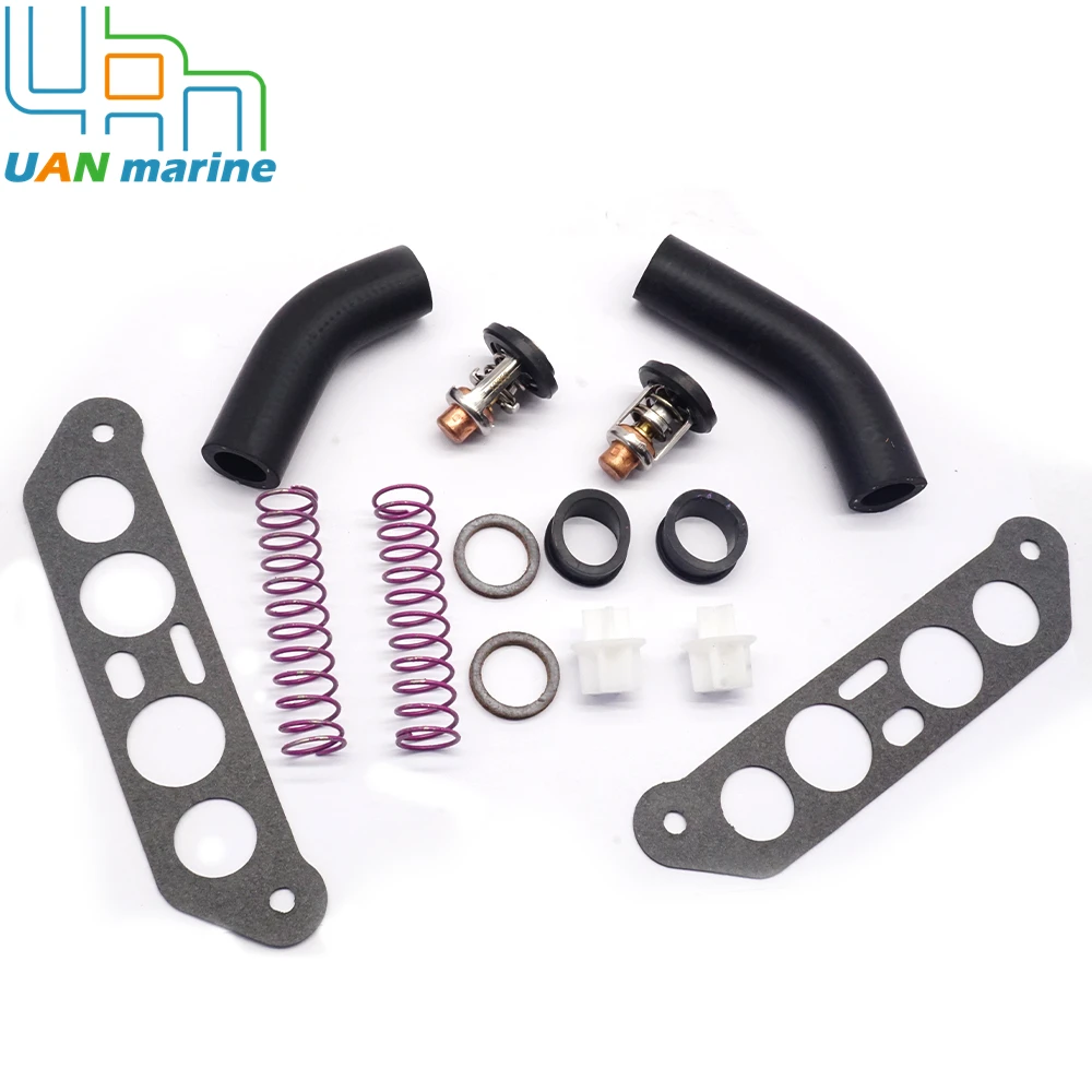 340975 340976 Thermostat Kit for Johnson Evinrude 65 80 85 88 90 100 112 115 140 HP V4 18-3673