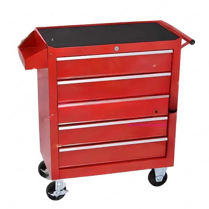 DA-25 5 Drawer Storage Tool Box Trolley Workshop Hardware Mobile Multi-Functional Auto Car Repair Maintenance Toolkit Cabinet