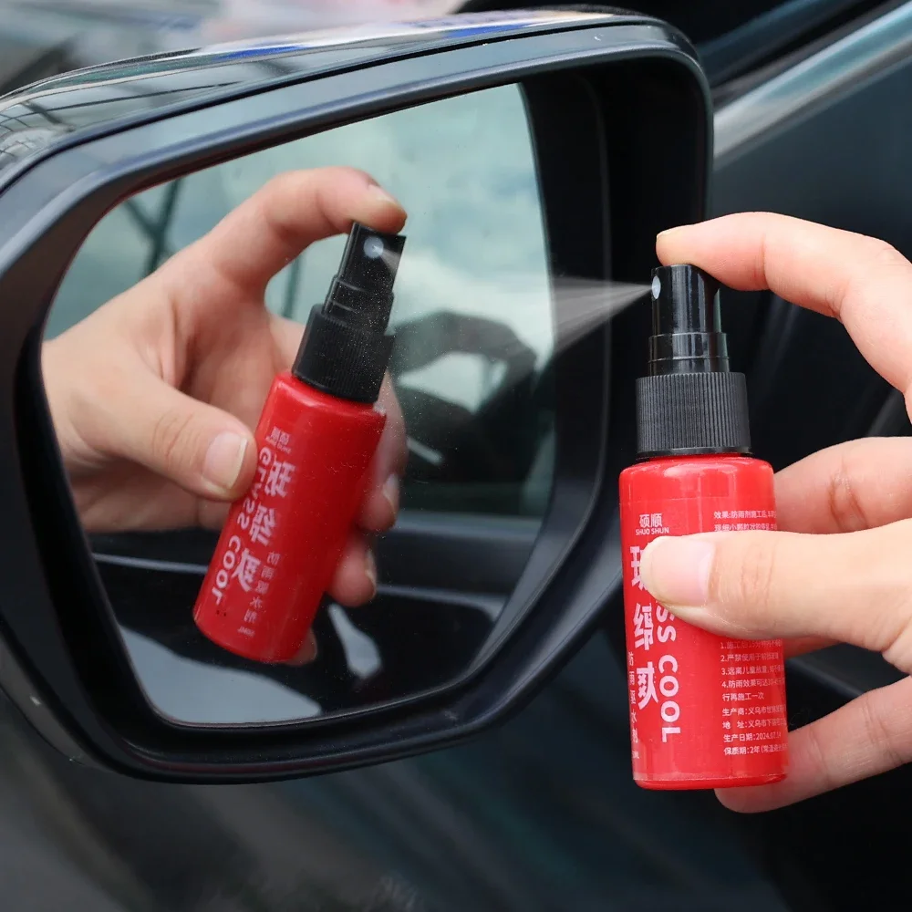 Revestimiento hidrofóbico a prueba de lluvia, pulverizador impermeable para boquilla de vidrio de coche, removedor de película de aceite, juego de