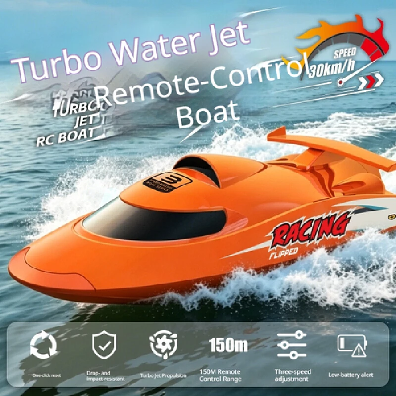 Generic Rc Boat 2.4ghz 150m Remote Control Electric Racing Speedboat Waterproof Outdoor Water Toy For Adults