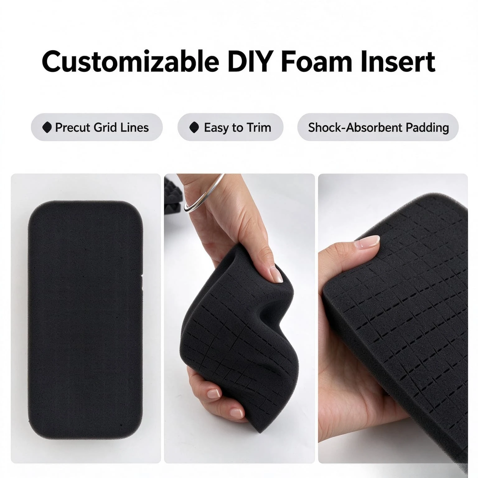 EVA Hard Carrying Case for Klein Tools Mm300 Mm325 Mm400 Mm420 Mm450 Mm500a Mm720 Digital Multimeter, DIY Customizable Foam