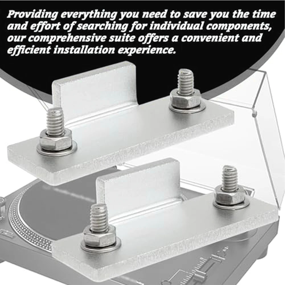1 Pair Turntable Dust Cover Hinges Repair Hinge Clips/Kits For Technics SL-D2 SL-Q2 And SL-3200 Hinge Repair Plate Kit