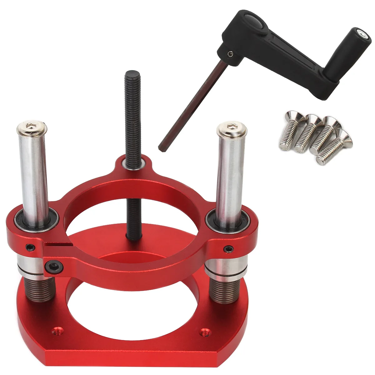 

65Mm flip-chip lifting base, bakelite milling, small gong machine lifting table, slotted and tenon trimming chamfered table