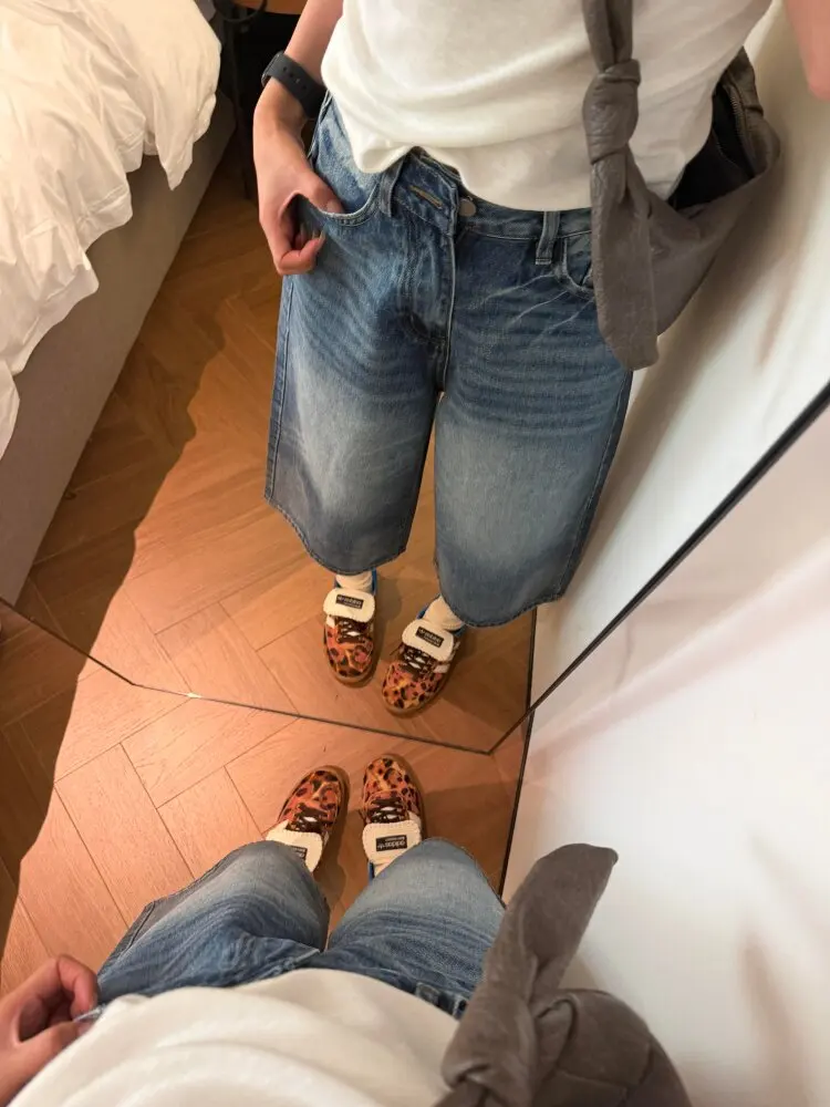 

Джинсы с высокой талией и широкими штанинами, длиной 7/8, летние, из денима, универсальные, свободного кроя, до середины икры, в ретро-стиле, женские, модные, из смесового хлопка