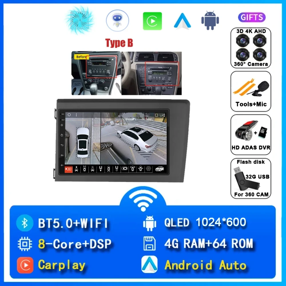 Variant: 4G-64G 360 DVR