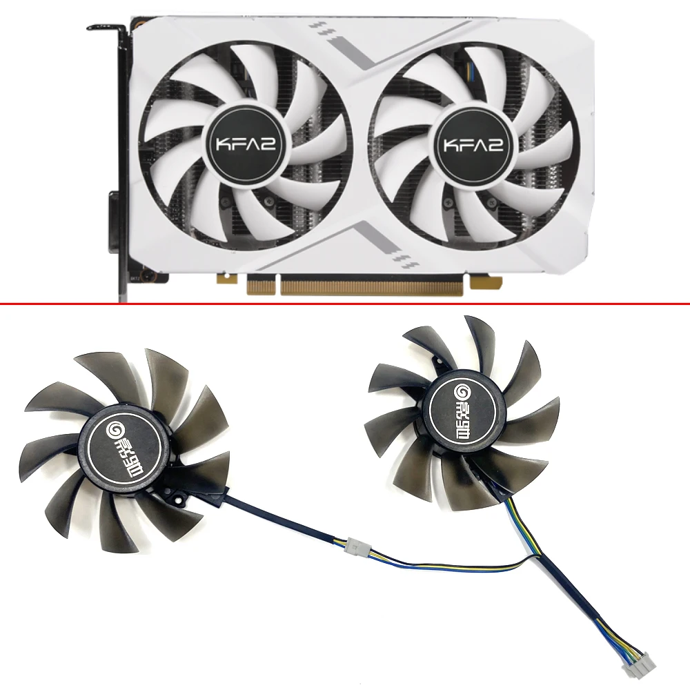NEW Cooling Fan 75mm 4pin For GALAXY KFA2 RTX 2060 Super ELITE video card fans