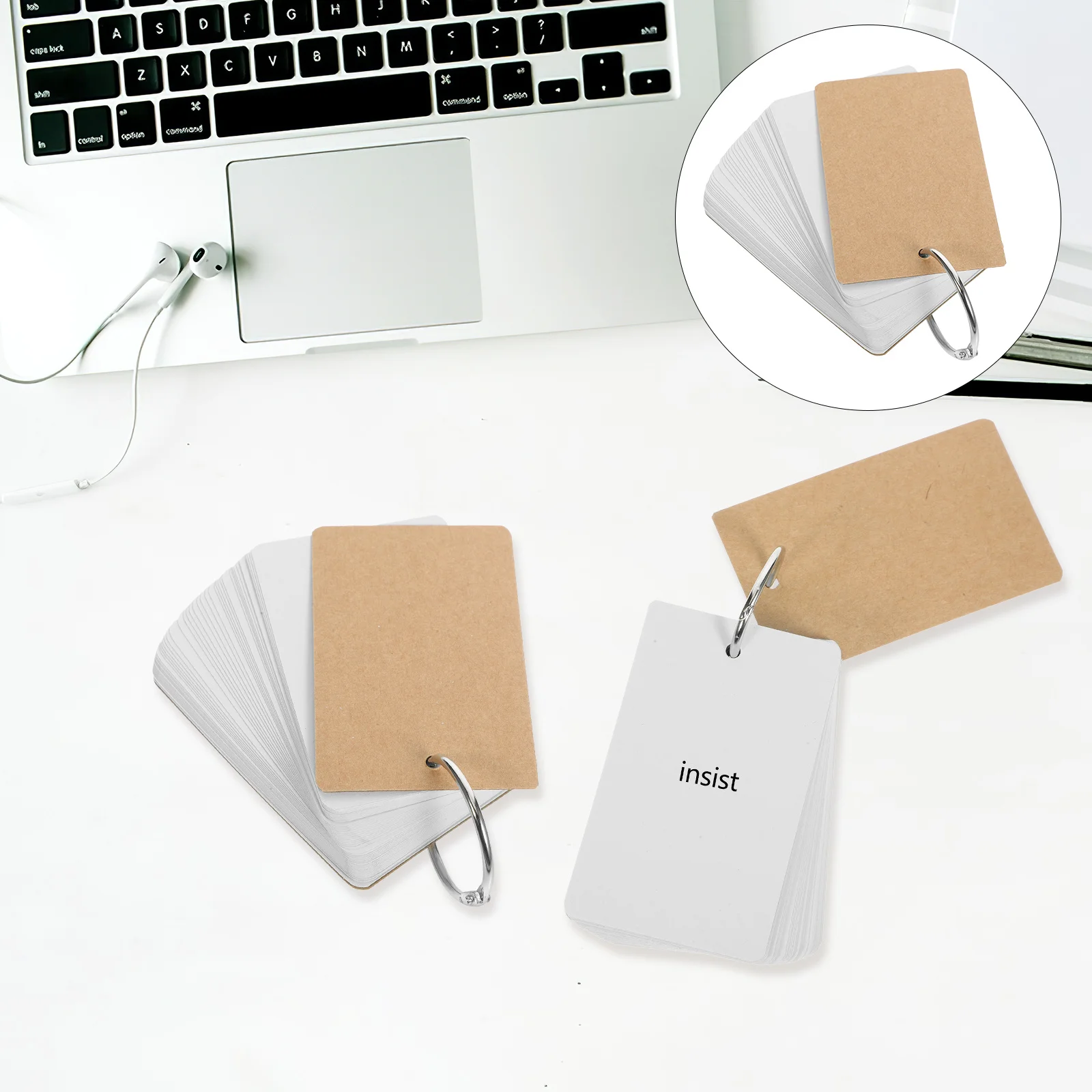 

1 комплект, 1 комплект пустых бумажных карточек, портативные мини-индексные карточки для гладкого письма для изучения карточек «сделай сам», словарный запас, практика