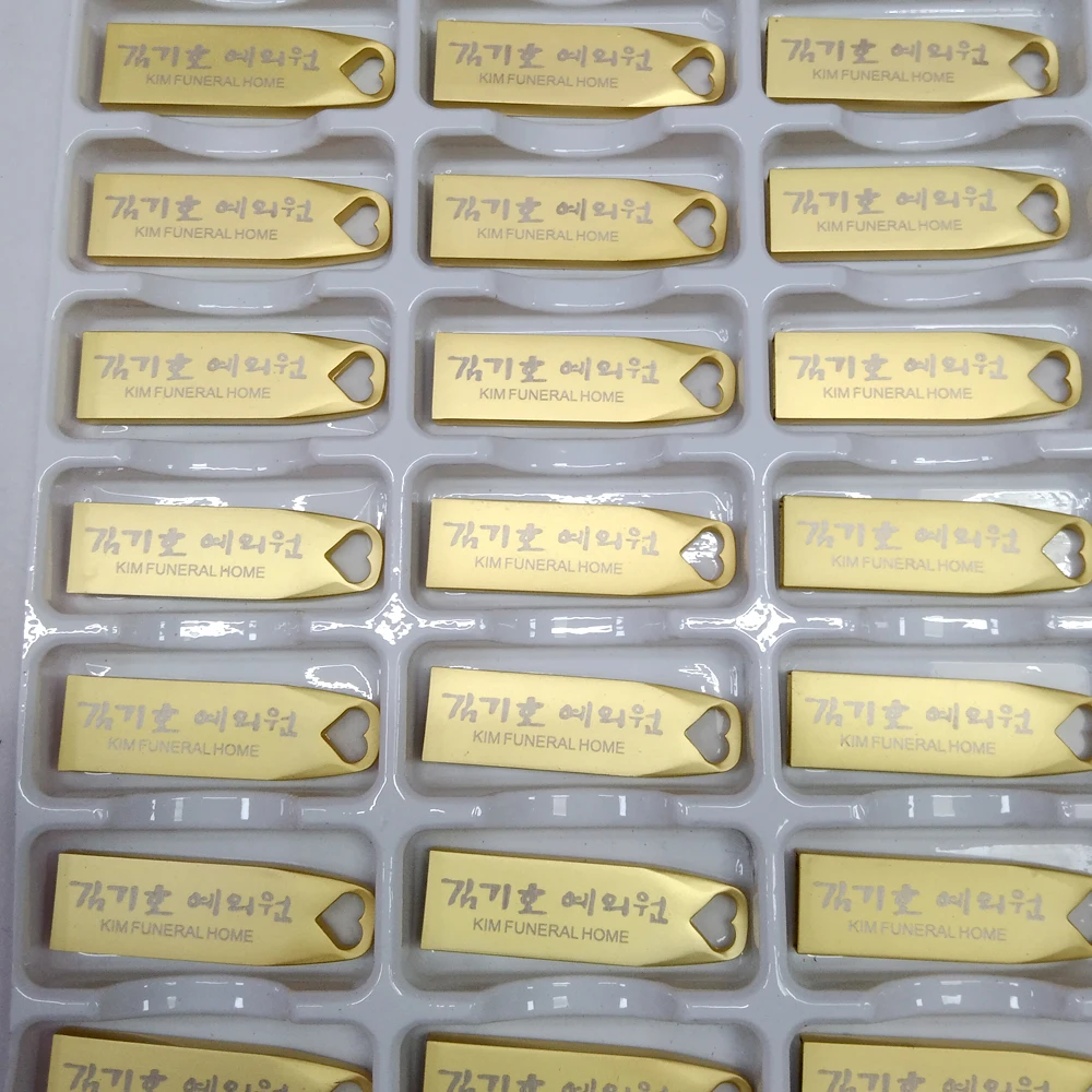 10 PCS/LOT clé usb 2.0 clé USB 4GB 8GB 16GB 32GB 64GB 512M clé en métal carte mémoire clé disques u disque avec porte-clés