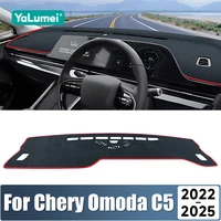 Cubierta para salpicadero de coche, alfombrilla para evitar la luz, parasol, alfombras Anti-UV, alfombrilla antideslizante para Chery Omoda 5 C5 FX 2022 2023 2024 2025