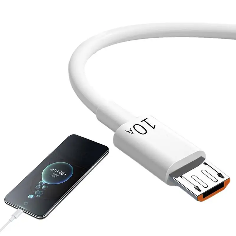 USB B 타입 고속 충전 케이블, 고속 충전기 코드, 10A 효율적인 데이터 전송, 빠른 휴대폰 전원 공급, 1M