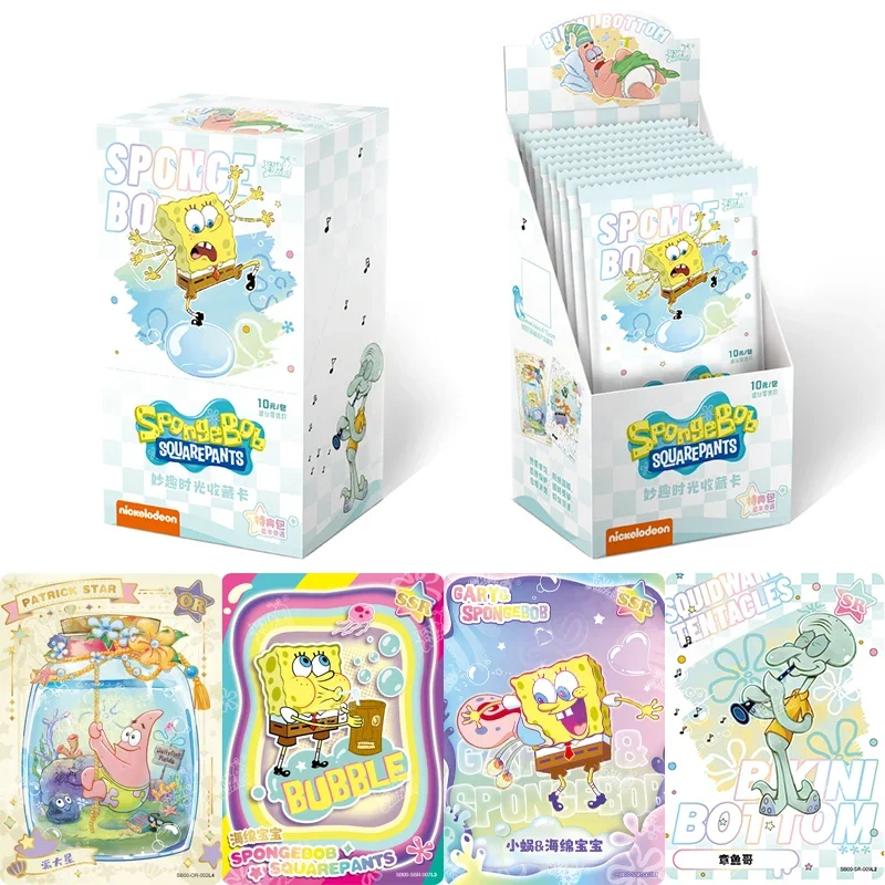 

KAYOU Original SpongeBob SquarePants Card Fun Time Special Package Adventures in Starry Years Anime Collection Cards Toys Gifts