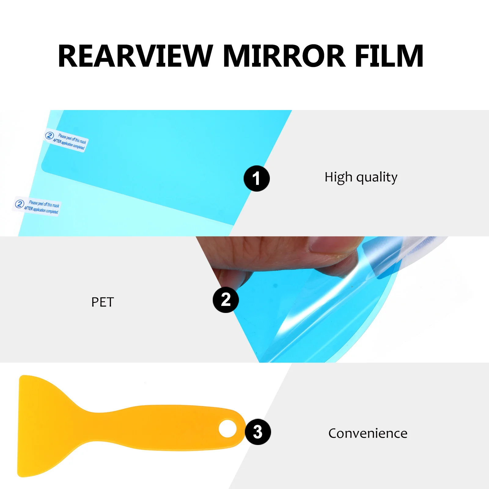 

8 шт. пленка против царапин, непромокаемая пленка для зеркала заднего вида, противотуманная, водонепроницаемая, прозрачная, защитная пленка для зеркала заднего вида