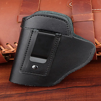 Cowhide portable Outdoor Tactical Box lock G17 Waist Holster IWB Stealth Quick Draw holster