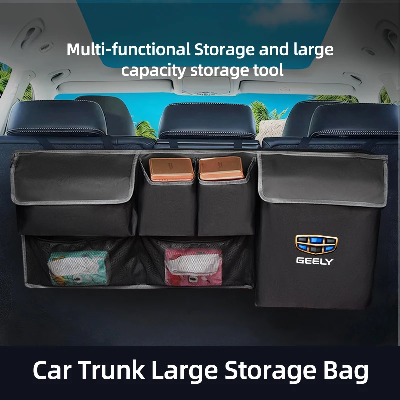 

Car accessories interior Waterproof Oxford Fabric Car Trunk Organizer For Geely Emgrand X7 EC7 Atlas Boyue GC6 Parts EC8 Atlas