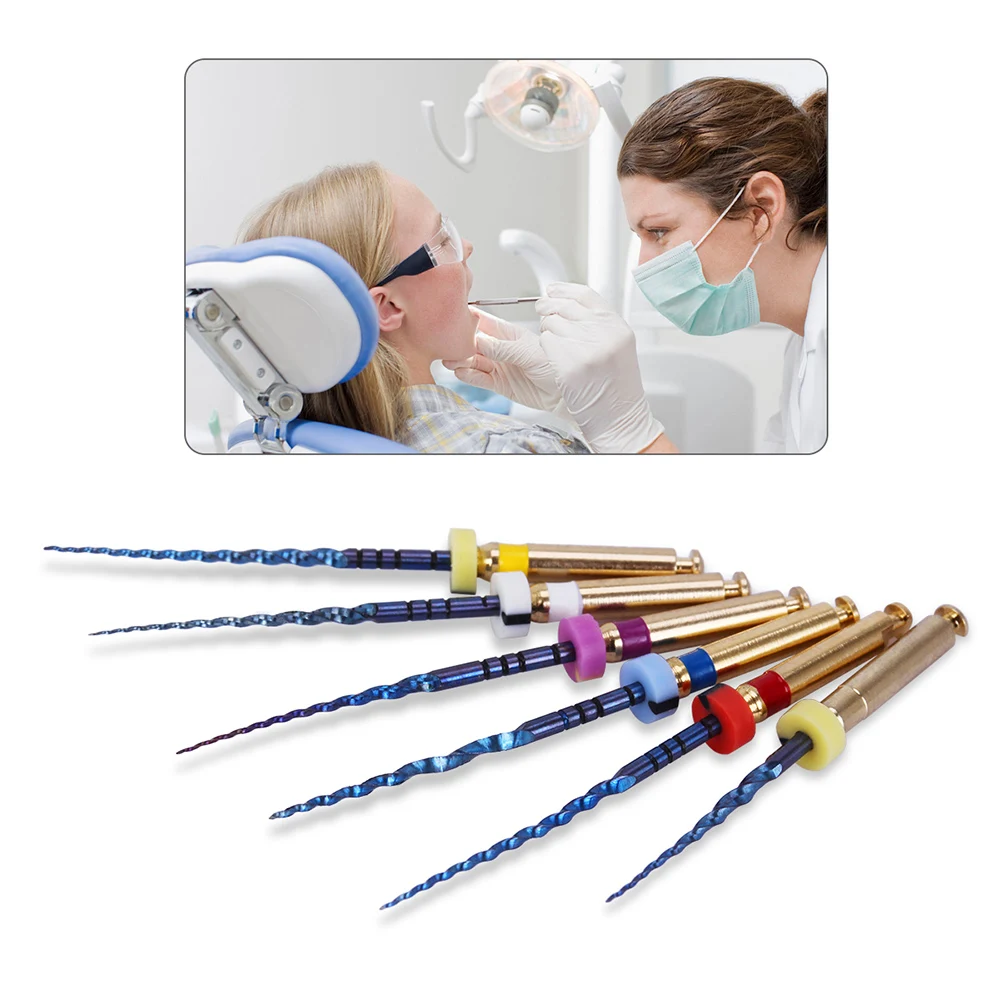 5 Boxen AZDENT Dental Wurzelkanalfeilen Motorbetriebene NiTi Super Rotary Wärmeaktivierte Endodontische 25mm SX-F3 Zahnärztliche Instrumente – Detail 7