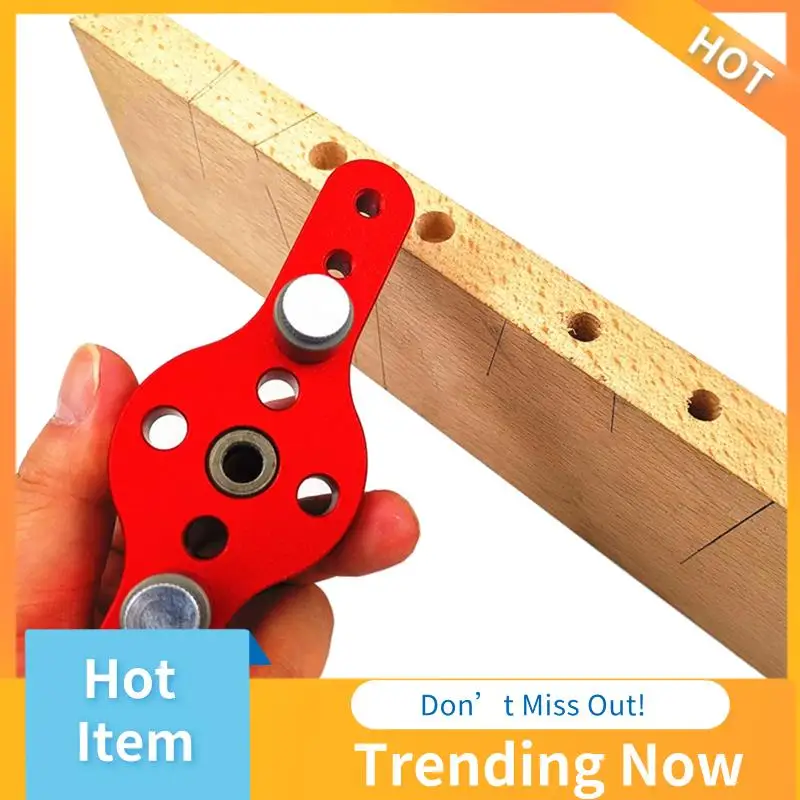 

Vertical Pocket Hole Jig Hole Puncher Woodworking 6/8/10Mm Wood Dowelling Centering Drill Guide Kit