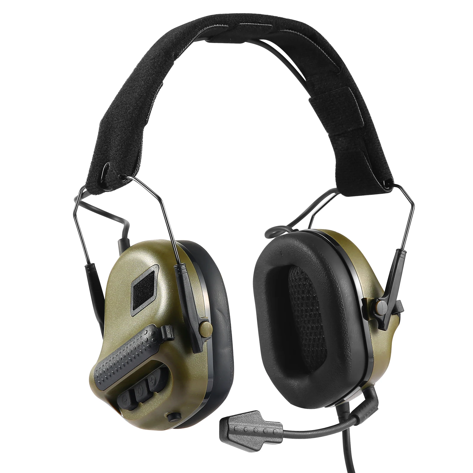 Verkoop Tactische Headset Pick-Up En Ruisonderdrukking Hoofd Dragen/Helm Versie Schieten Oortelefoon Communicatie Intercom Oortelefoon