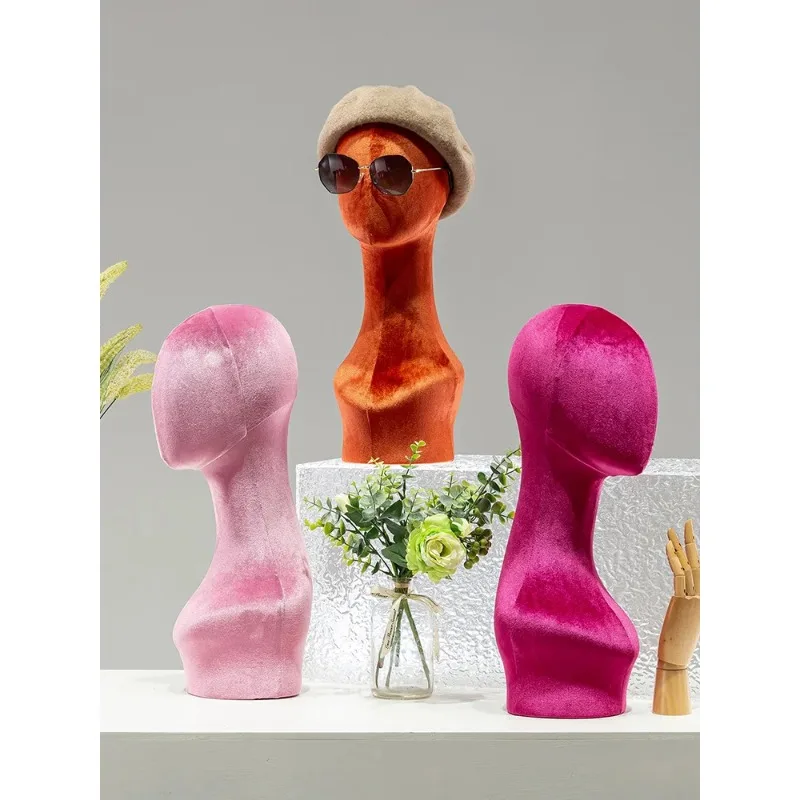 Hat Display Stand Wig Head Mould Foam Scarf Accessories Holder Men's Hat Support Mannequin Dummy Model Head