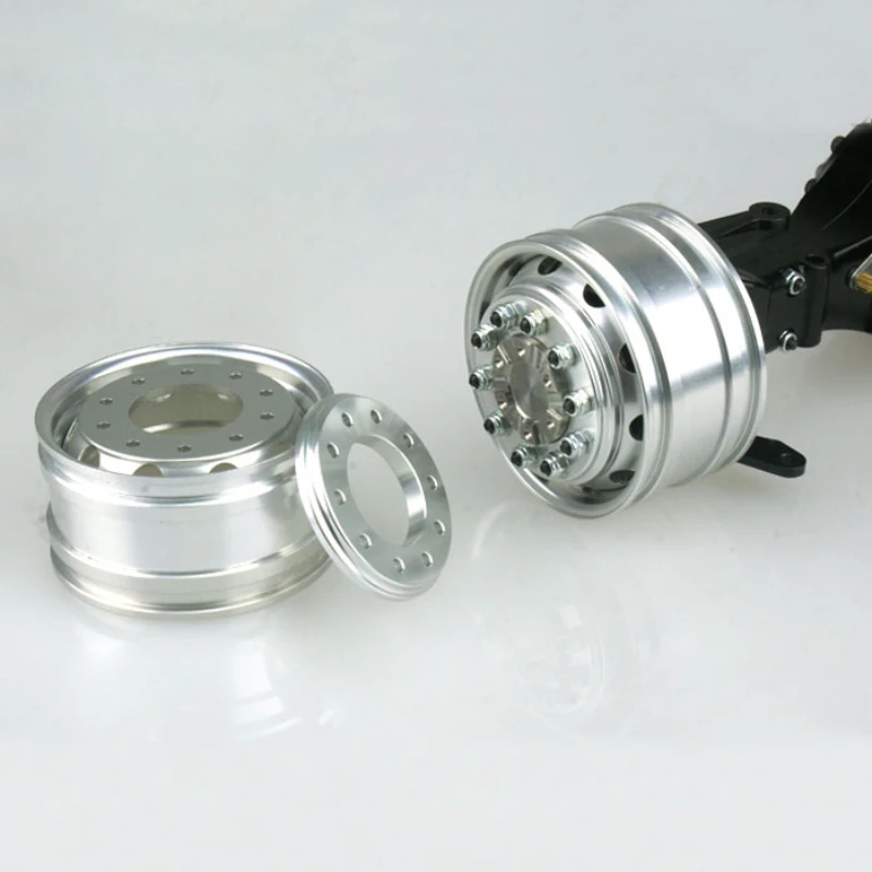 

Metal Front Wheel Hub for 1/14 Tamiya RC Truck Dump Truck SCANIA 770S R620 VOLVO 750 ACTROS BENZ MAN LESU DIY Modification Parts