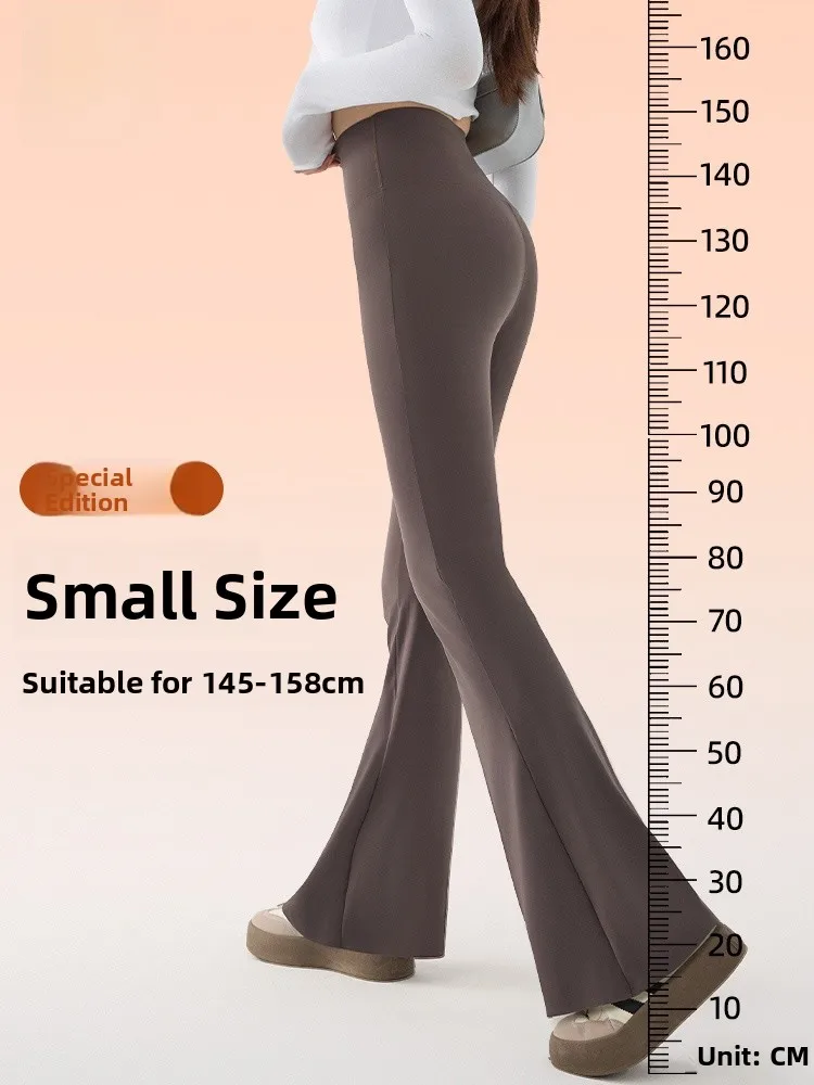 

Расклешенные брюки для йоги с высокой талией, женские повседневные длинные брюки Spor Bot, нейлоновая смесь спандекса, теплая зимняя коллекция Thi