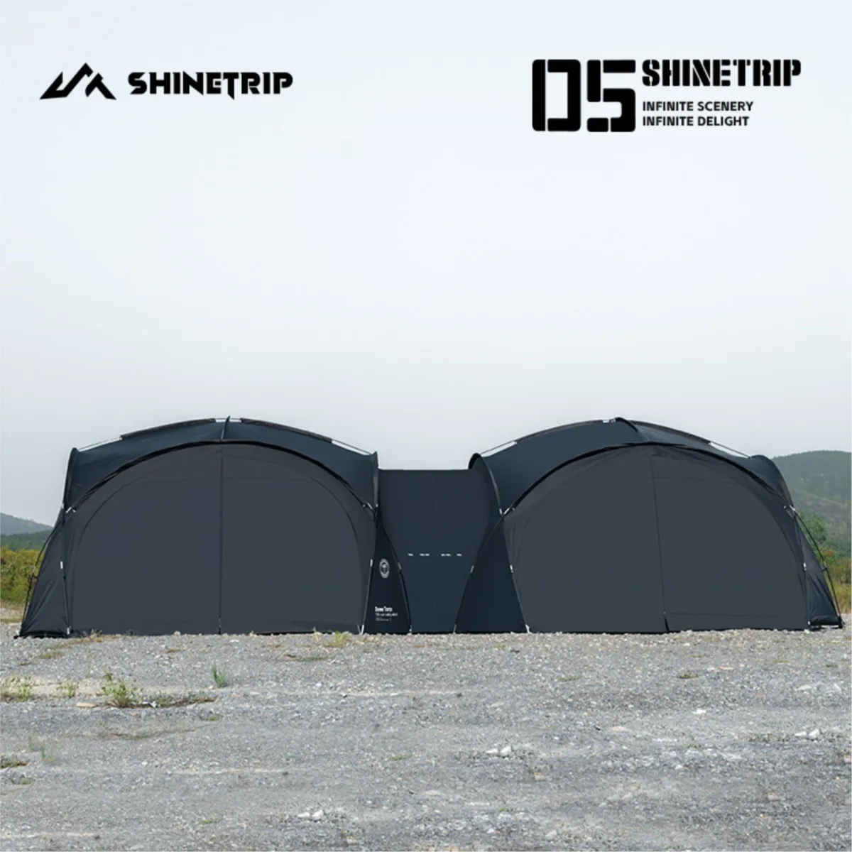ShineTrip A470 ドーム型タープ キャンプ用 大型モジュール式