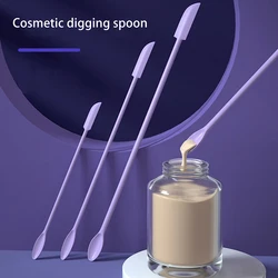 Double-Headed Scraper Creative Mini Silicone Small Tip Spatula Cosmetics Heat-Resistant Safe Spatula Foundation Makeup Tools