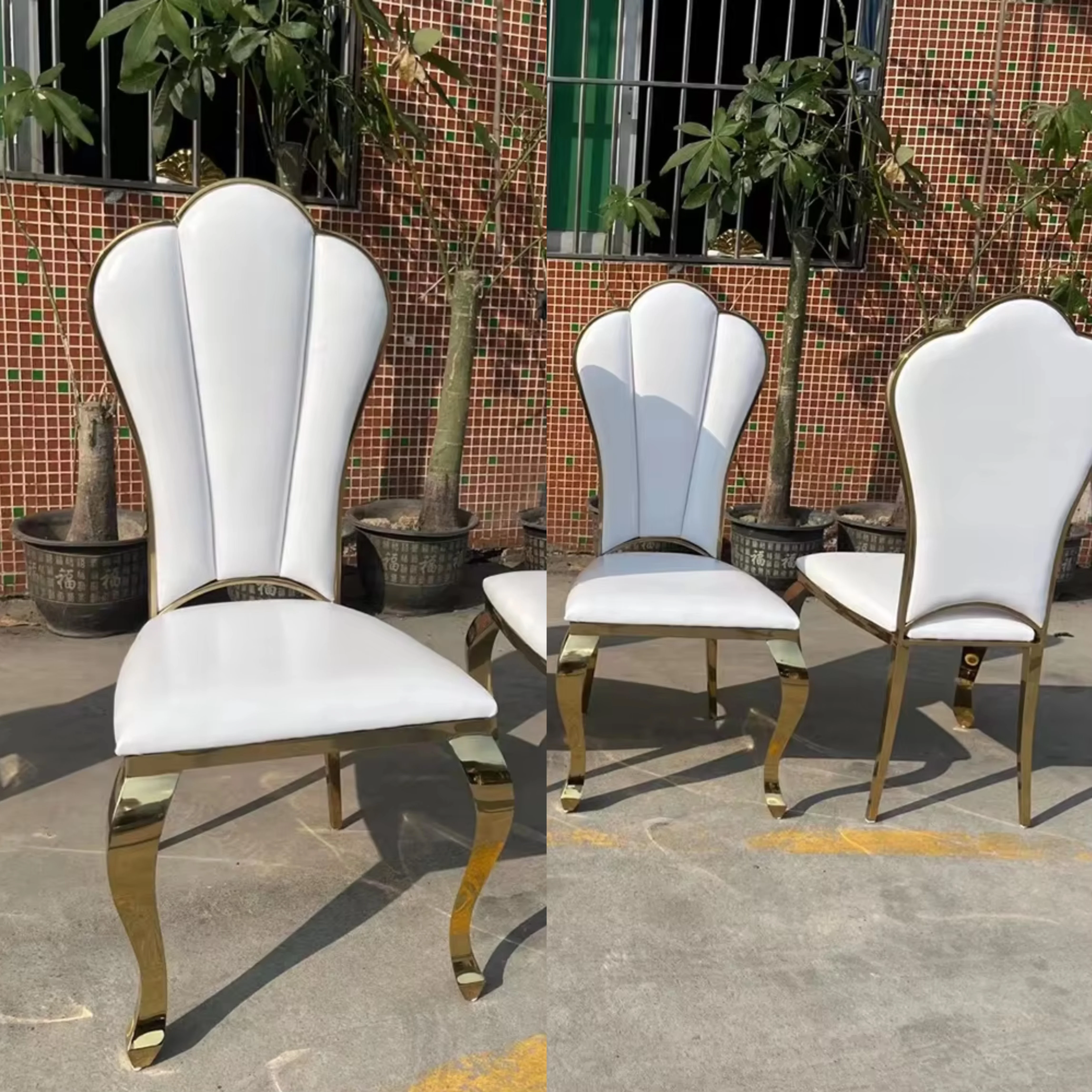

Wholesale Cheap Event Style Banquet stainless steel dinning Chair