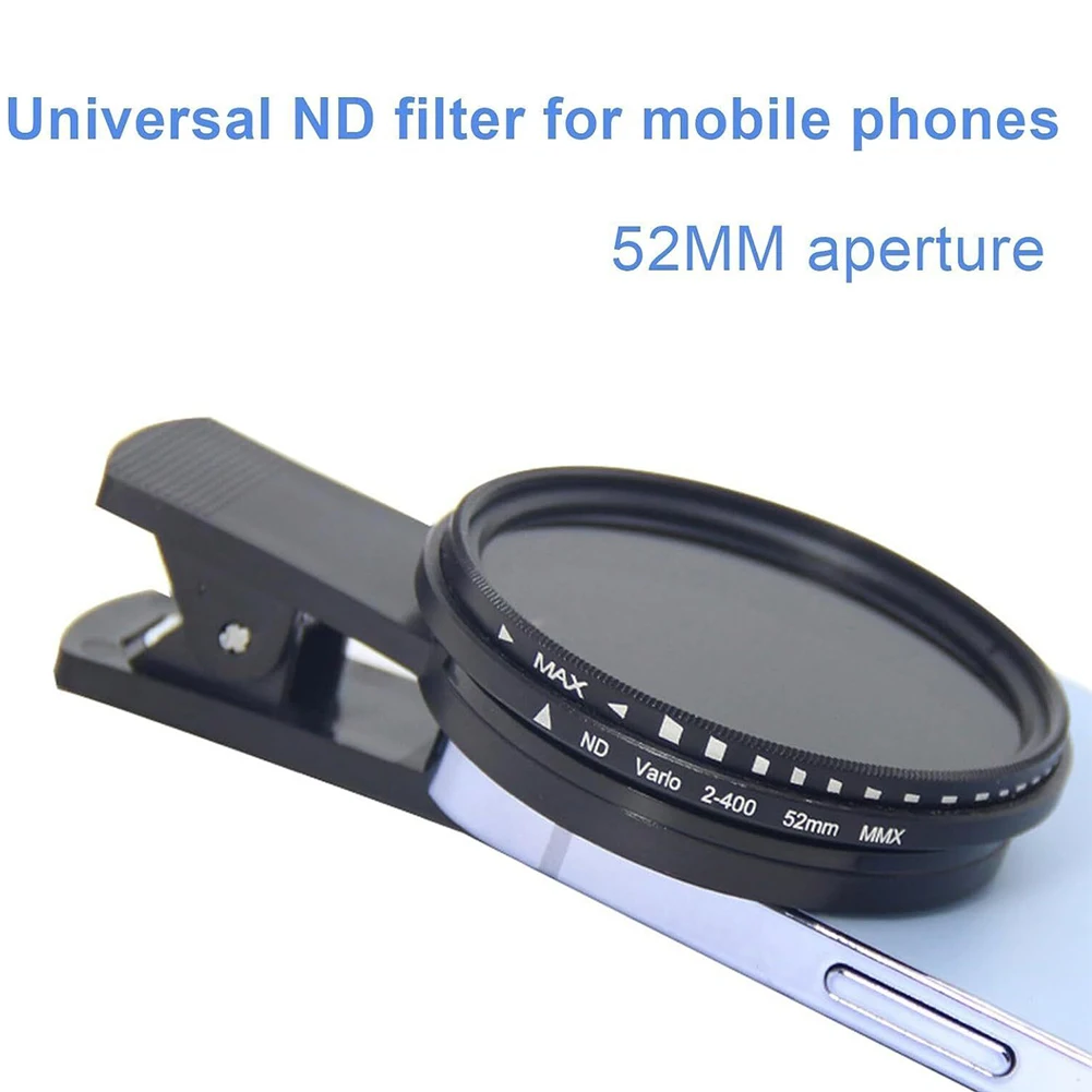 Filtro CPL Universal sin reflejos, plarizador portátil, filtros de lente de cámara de teléfono móvil para iPhone, Samsang, teléfono inteligente Android, 52mm