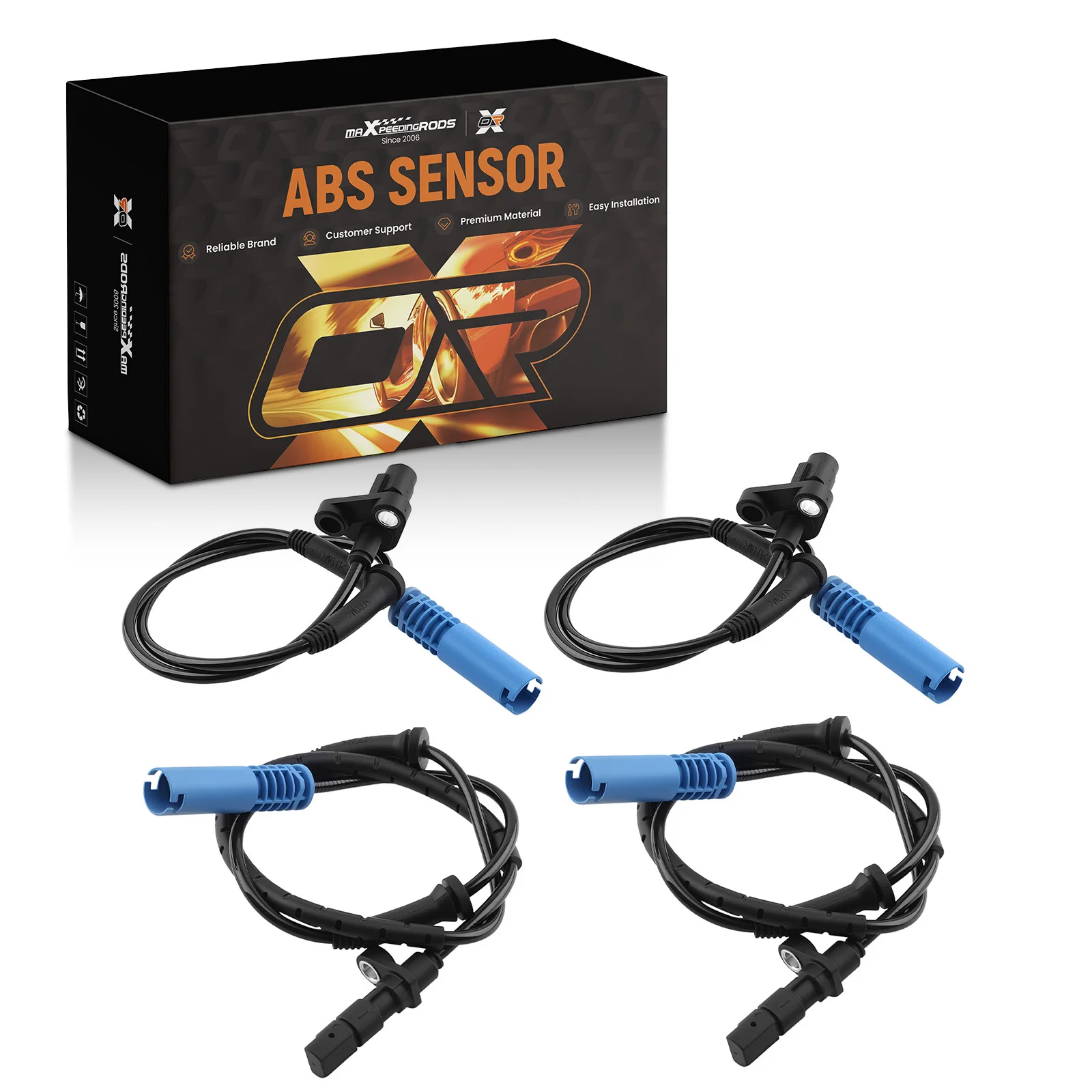 

Front Rear ABS Wheel Speed Sensor for BMW 525i 530i 540i M5 2000-03 34526756376