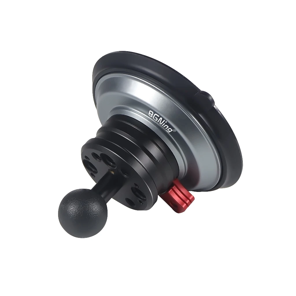 Neue 4-Zoll-Auto-Saugnapf-Montagebasis 1/4 Zoll 3/8 Zoll ARRI Action-Kamera Handpumpe Vakuum-Saugnapf für GoPro Insta360 Heavy-Duty – Detail 17