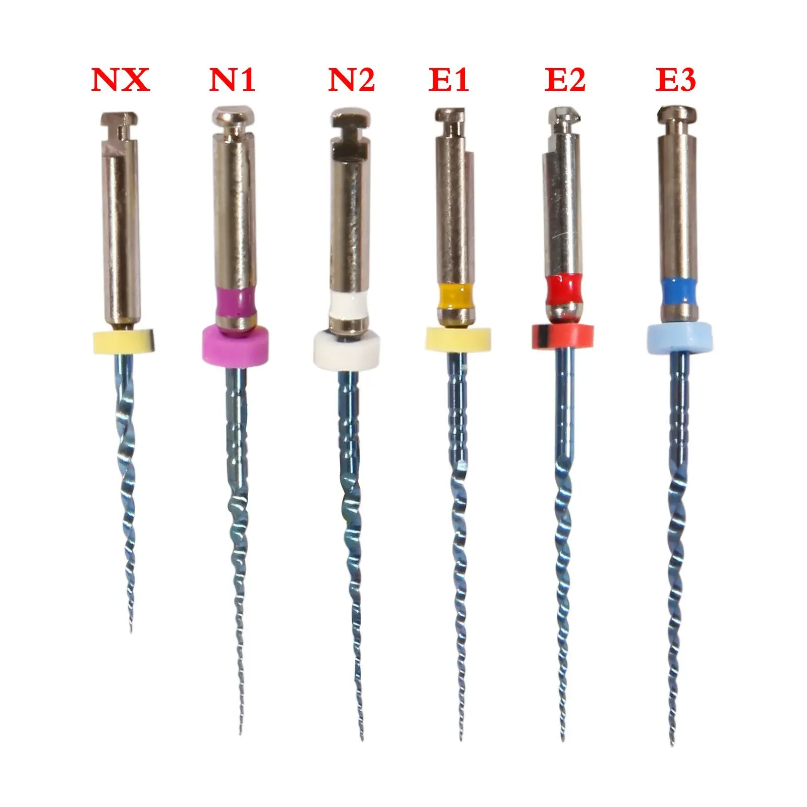 6PCS/Pack Dental Rotary Niti Files Engine Use Root Canal Endodontic Endo Motor NX-E3 25MM