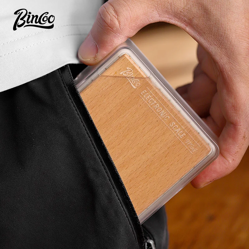 Bincoo Mini Electronic Coffee Scale 0.1g/1kg Precise Weighing Hand Brewed Coffee Scale For Espresso and Pour Over Coffee
