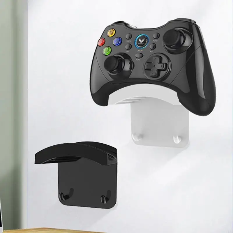 Soporte para auriculares montado en pared J1HD, colgador para auriculares debajo del escritorio, soporte adhesivo para