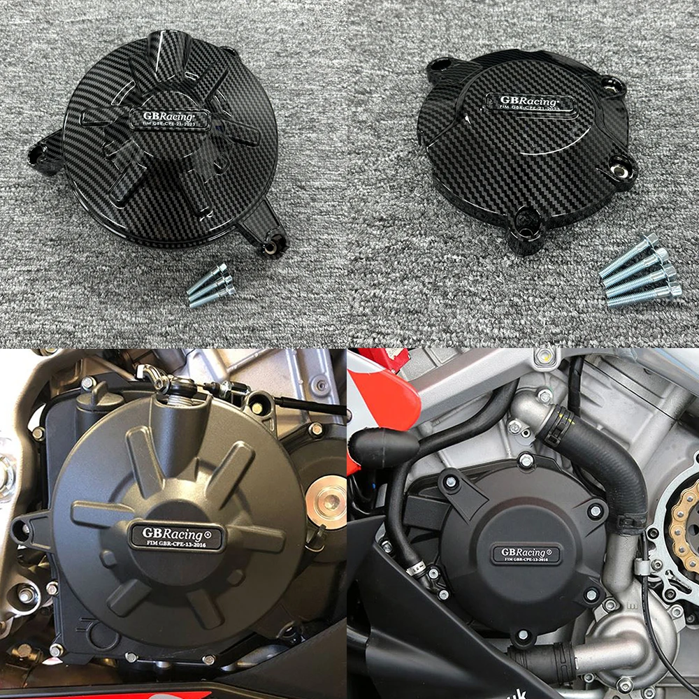 

Motorcycles Engine Protection Cover For Aprilia RSV4 2010-2020 & RSV4 RR 2015-2021 & TUONO V4R 2011-2020 Carbon Fiber Printing