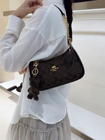 High-end style handbag for women, 2025 new model, unique and fashionable, trendy, retro, simple and elegant small square bag, cr