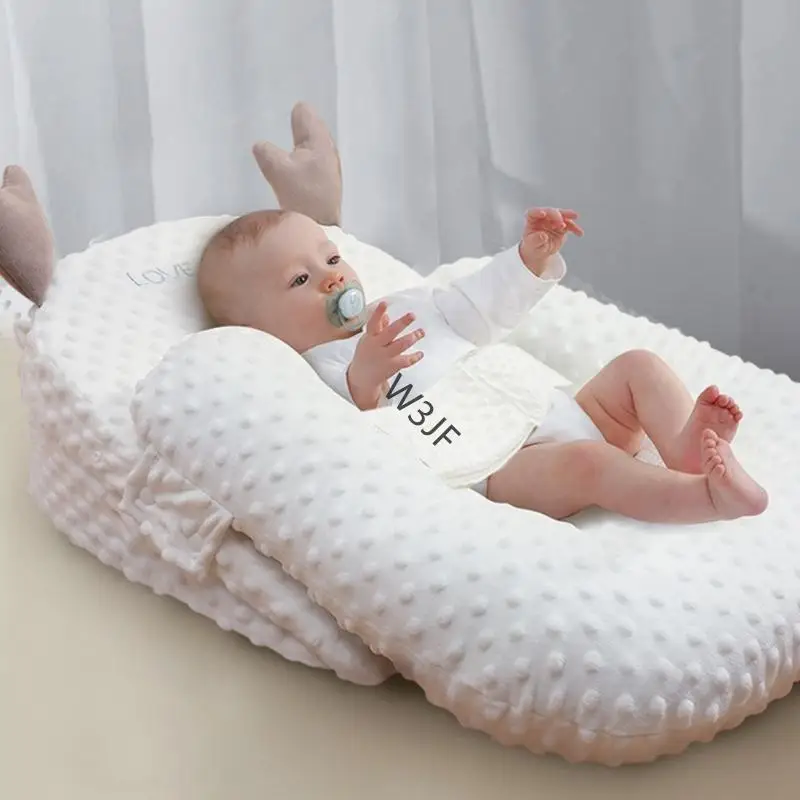 

W3JF Upgrades Baby Pillow Set Supportive Infant Pillow Gentle Sloping Baby Pillow