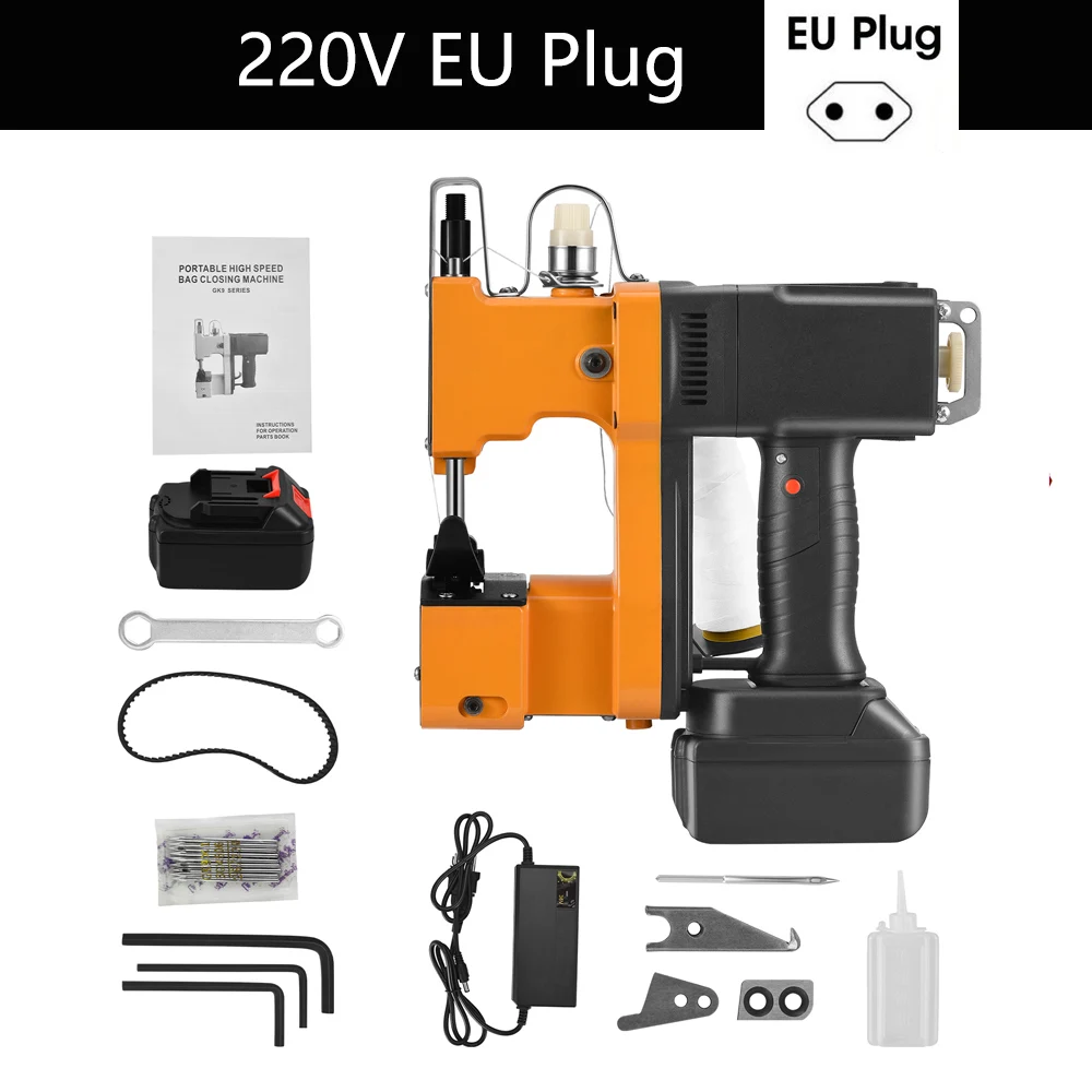 Handtas Naaimachine Elektrische Industriële Verpakkingsmachine Met 2200 Mah Lithiumbatterij Draagbare Zak Naaimachine