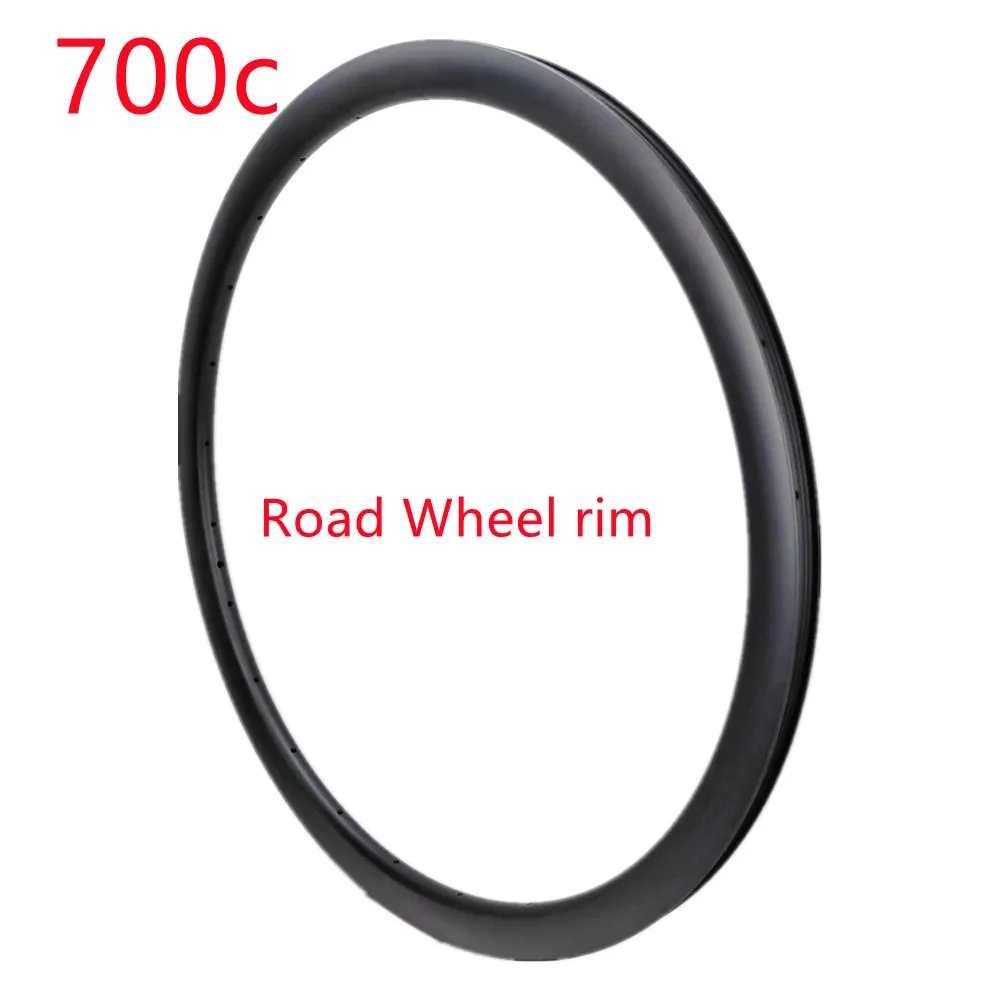 

700C 40mm Depth Road Bike Carbon Rim Tubeless Road Bike Carbon Rim 30mm Wide Factory Sell Road Bike Carbon Rim