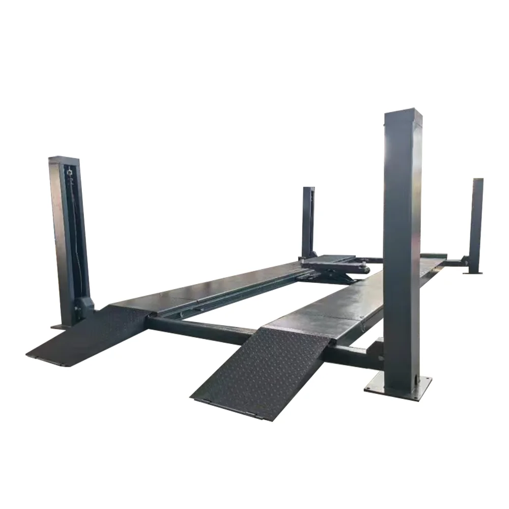 Heavy Hydraulic Garage Equipment 20t Car Lifts Four Wheel Alignment 4 Post Car Hoist Lift for Sale