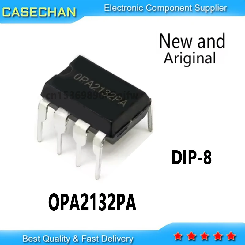 5PCS  New and Original IC OPA2132P 2132PA DIP-8 OPA2132PA