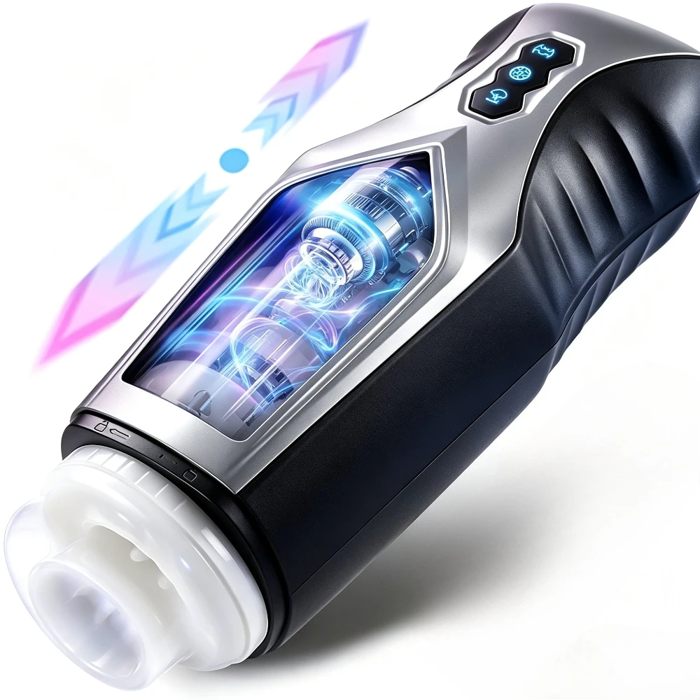 Automatic Thrusting Sucking Vibrating Masturbators Cup Blowjob Sex Machine Oral Stroker Penis Vibrator Adult Sex Toys for Men