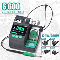 3-in-1 S600 Soldering Station With Auto Sleep Compatible C210 C245 C155 Welding Handle Electronic Repair Tool 120W-200W Power