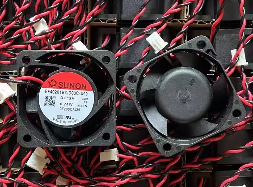 New Cooler Fan for SUNON EF40201BX-D03C-A99 12V 0.74W 4cm 4020 Cooling Fan 40*40*20mm