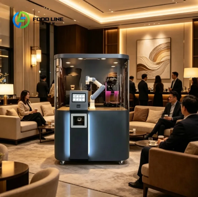 Automatic Coffee Robot for Business with Multi Drink Menu Customization Low Labor Cost for Commercial Coffee Operations