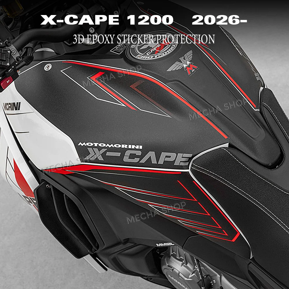 

Tank Pad Sticker For X-Cape 1200 2025 2026 Fuel Oil Tank Pad Side Knee Grip Protector Sticker Body Protection Stickers