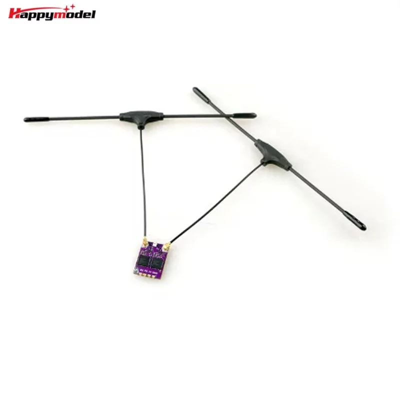 HappyModel ES900 DUAL RX ELRS Diversity Receiver 915MHz / 868MHz Built-in TCXO for RC Airplane FPV Long Range Drones DIY Parts