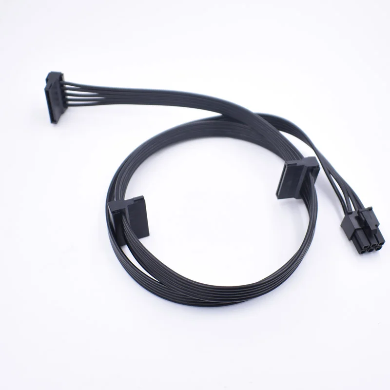 Mini 6 Pin to  SATA 15PIn Power Supply Cable for DELL 3250 3268 3650