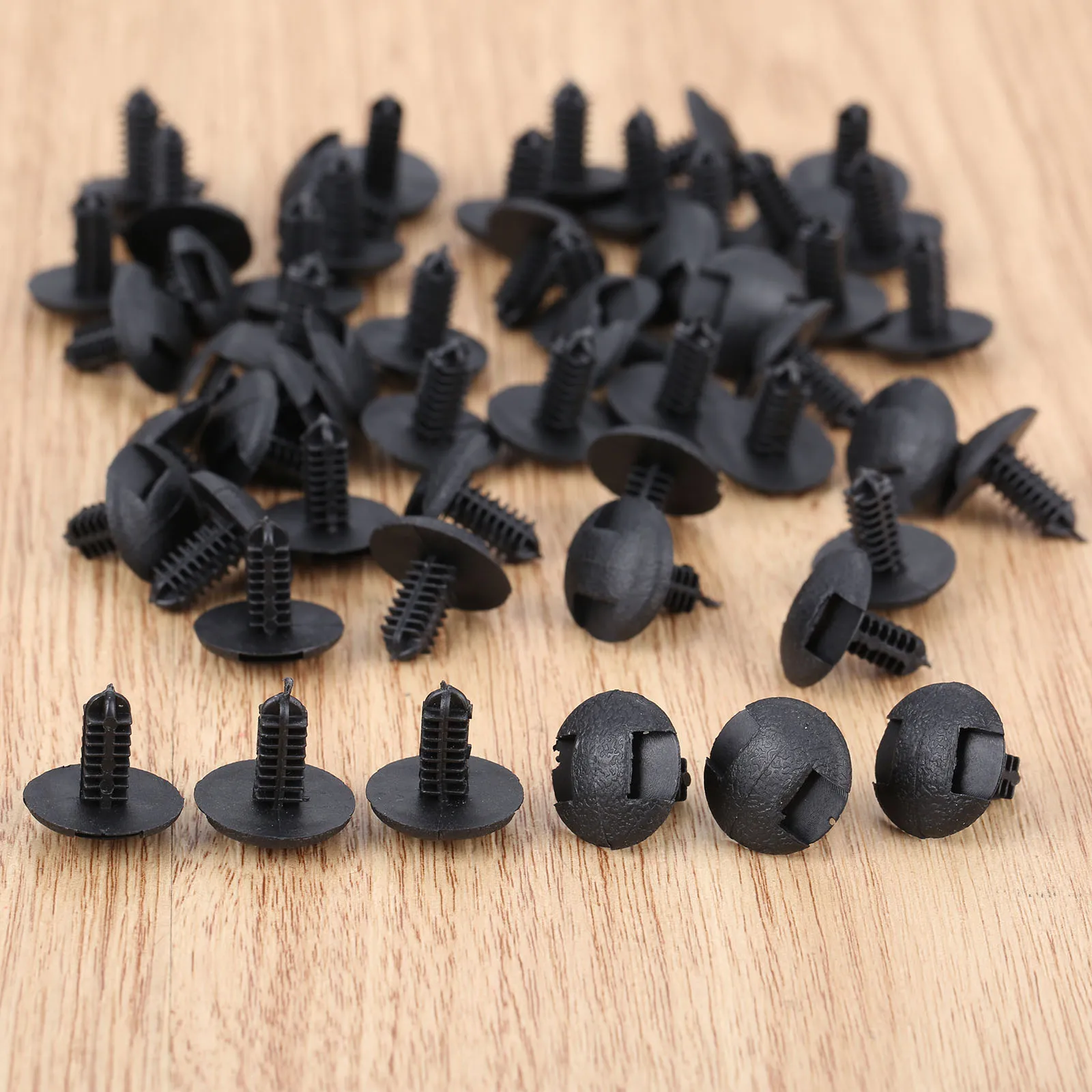 50x Car Door Trim Panel Fastener Rivets Trunk Luggage Covers Compartment For Toyota Camry Lexus ES300 Honda Nissan Retainer Clip